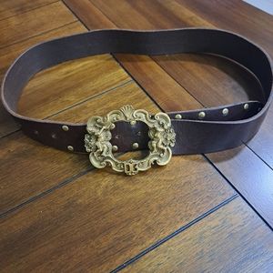 Vintage leather belt